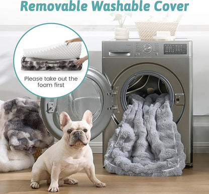 Orthopedic Dog Bed for Extra Large Dog, Soft and Warm Faux Fur Sofa for Giant - Image 6