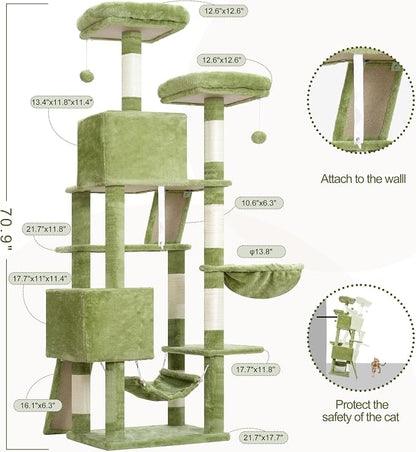 Cat Tree for Indoor Cats, Sturdy Cat Tree House - Image 7