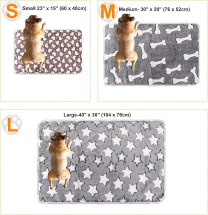 3 Pack Cat and Dog Blanket Soft & Warm Fleece Flannel Pet Blanket, Great Pet - Image 3