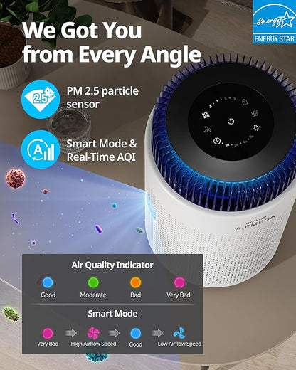 COWAY Air Purifiers for Home up to 810 ft², HEPA Filter and Carbon Filter for - Image 5