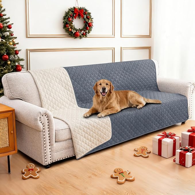 Waterproof Couch Covers for Pets, Waterproof Dog Bed Cover, Anti-Slip Soft Dog by CYCMACOHOME