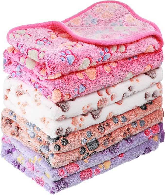 Tatuo 4 Pcs Dog Blanket for Pet Cat Blankets Indoor Puppy Teething Stuff Toys by Tatuo