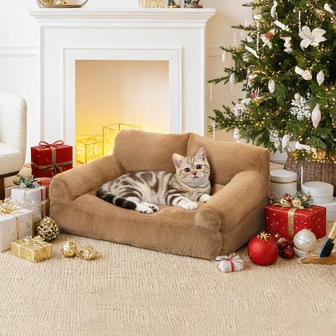 Cat Beds for Indoor Cats, Cat Couch Bed, Cute Cats Sofas for Pets, Small Dog - Image 2