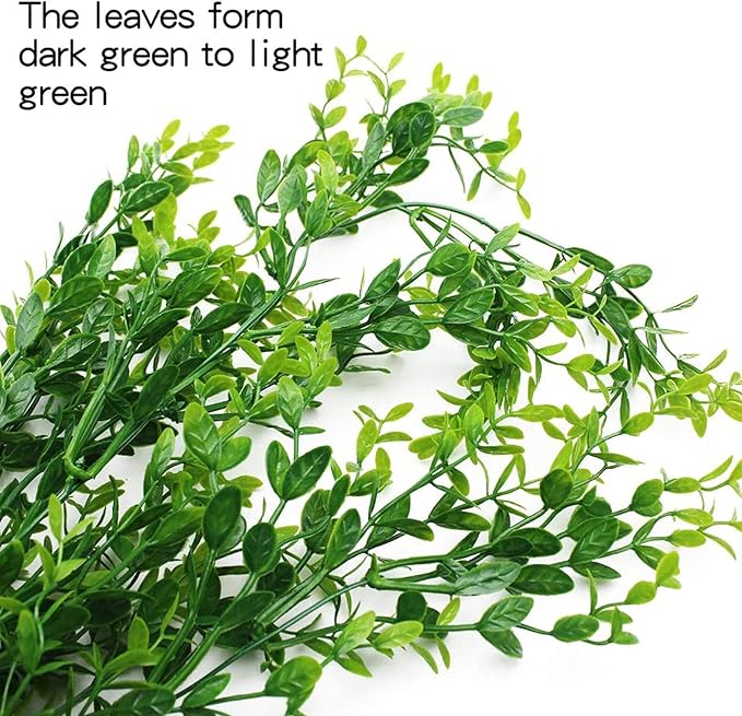 HERCOCCI 4 Pack Reptile Plants, Terrarium Hanging Plants Vines Artificial - Image 2