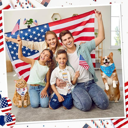 Sanwuta 48 Pcs 4th of July Dog Bandanas - Image 7