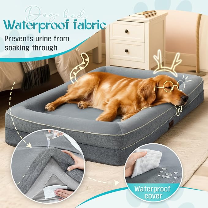 Waterproof Memory Foam Dog Beds - Image 5