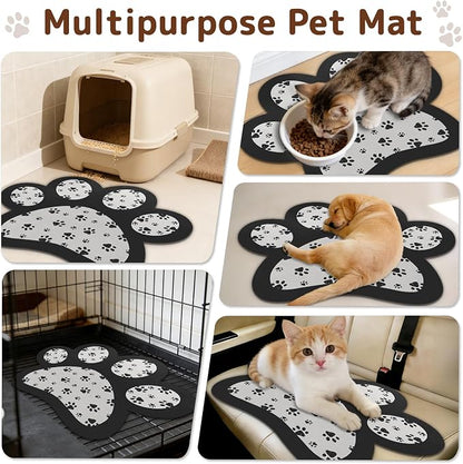 Dog Food Mat for Bowls, Absorbent Quick Dry Dog Cat Mats for Food and Water - Image 7