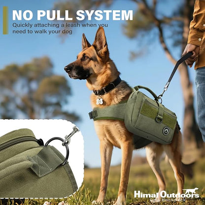 Himal Outdoors Dog Backpack & Saddle Bag, Tactical Hiking Backpack - Image 5