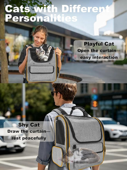 Expandable Cat Carriers for Cats and Small Dogs, Travel Bag - Image 7