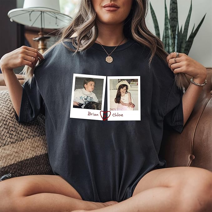 Custom Bootleg Rap Tee, Personalized Girlfriend Vintage Graphic T-Shirt - Image 6