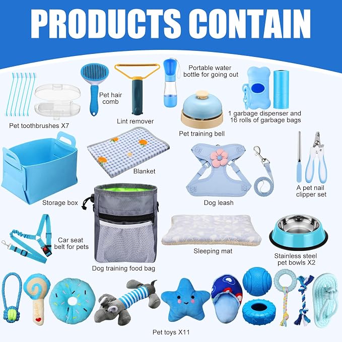 Abbylike 50 Pcs Puppy Supplies Starter Kit - Image 5