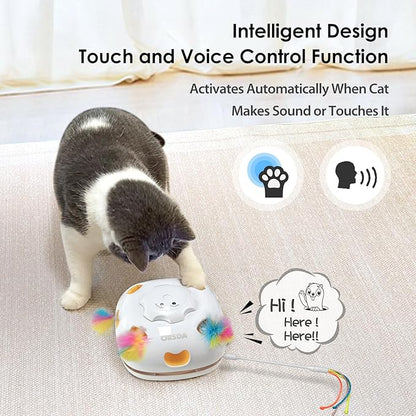 ORSDA Interactive Cat Toys for Indoor, 4 in 1 Automatic Cat Toy for Kitten - Image 5