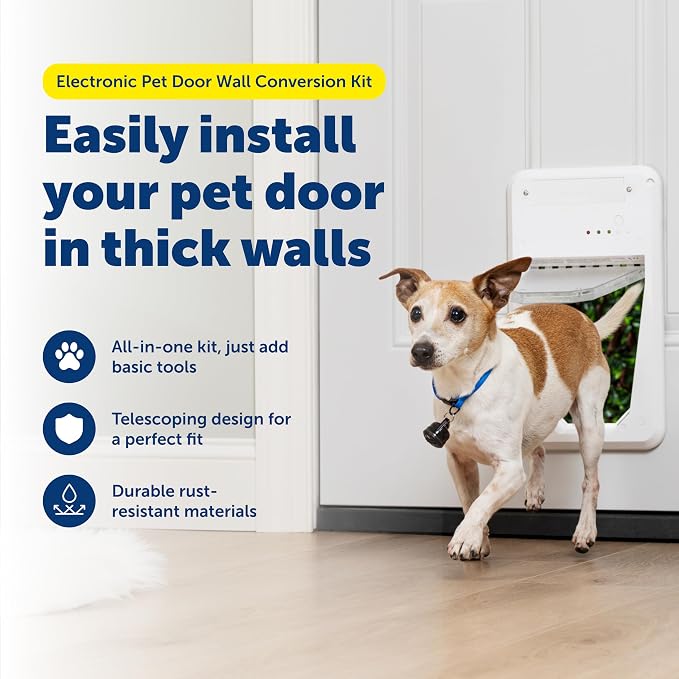 PetSafe Electronic Pet Door Wall Conversion Kit - Image 2