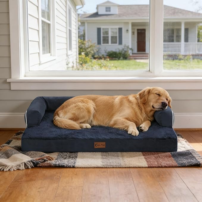Orthopedic Dog Beds for Extra Large Dogs, Waterproof Egg Crate Foam XL Dog Bed - Image 9
