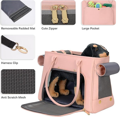 Minsong Fashion Pet Carrier Purse - Image 4