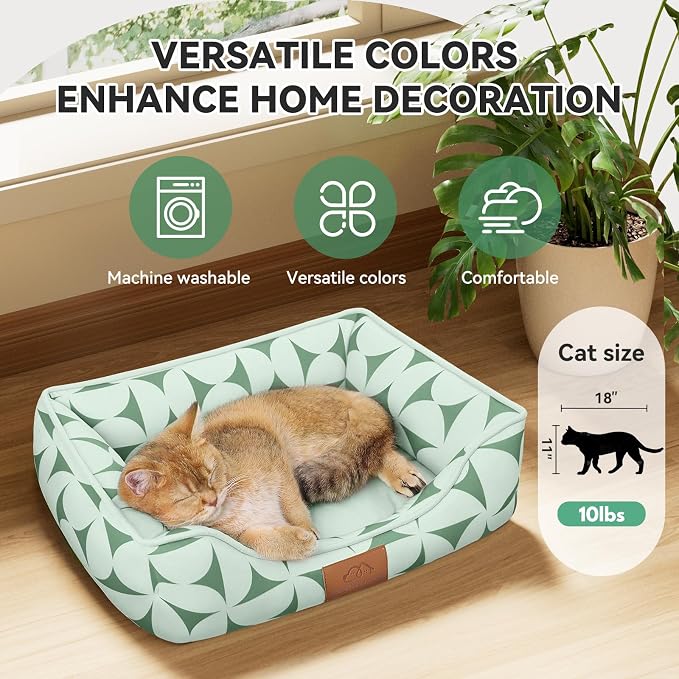 Rectangle Cat Dog Bed for Large Medium Small Pets Indoor Outdoor Machine - Image 4