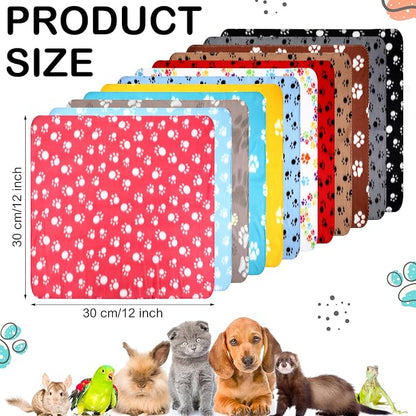 Tegeme 12 Pieces Fleece Blankets - Image 2