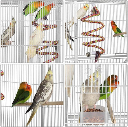 Yaheetech 69'' Extra Large Bird Cage Metal Parrot Cage w/Detachable Stand - Image 4
