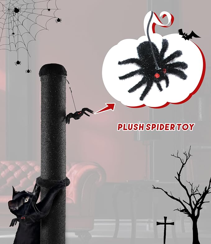 Gothic Cat Scratching Post - Image 5
