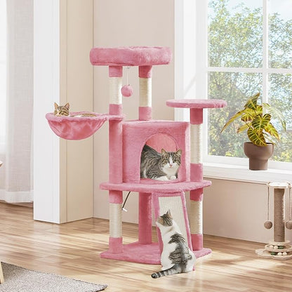 Yaheetech Cat Tree, 42in Play Tower - Image 2