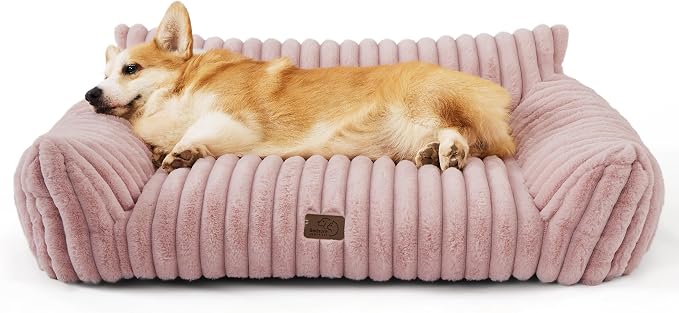 Bedsure ComfyFleece™ Cute Dog Couch by BEDSURE