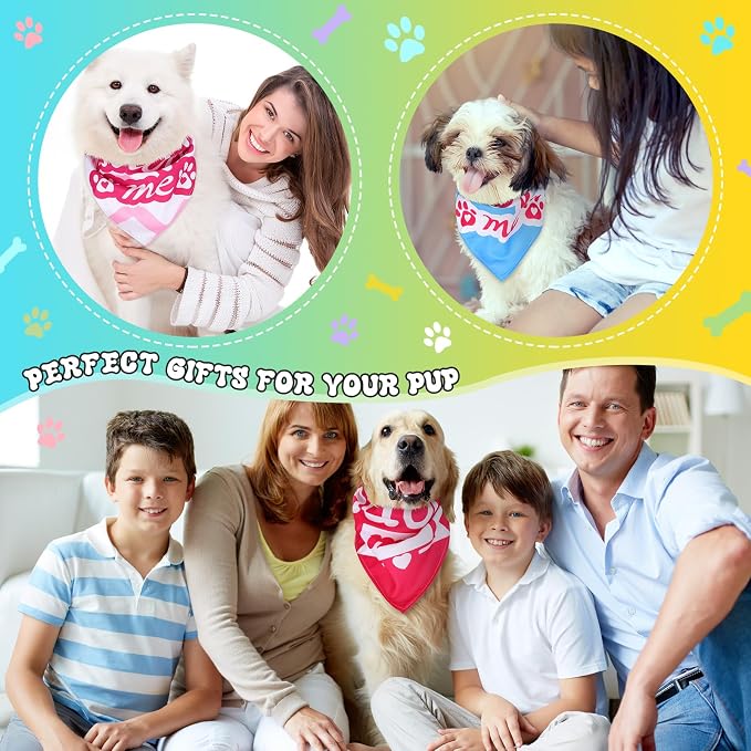 30 Pcs Adopt Me Dog Bandanas Bulk Pet Bibs Colorful Triangle Scarf Pet Adopt Me - Image 5