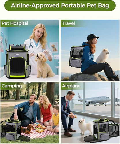 BAGLHER Expandable Cat Carrier Backpacks, Retractable Pet Carrier Backpack - Image 2