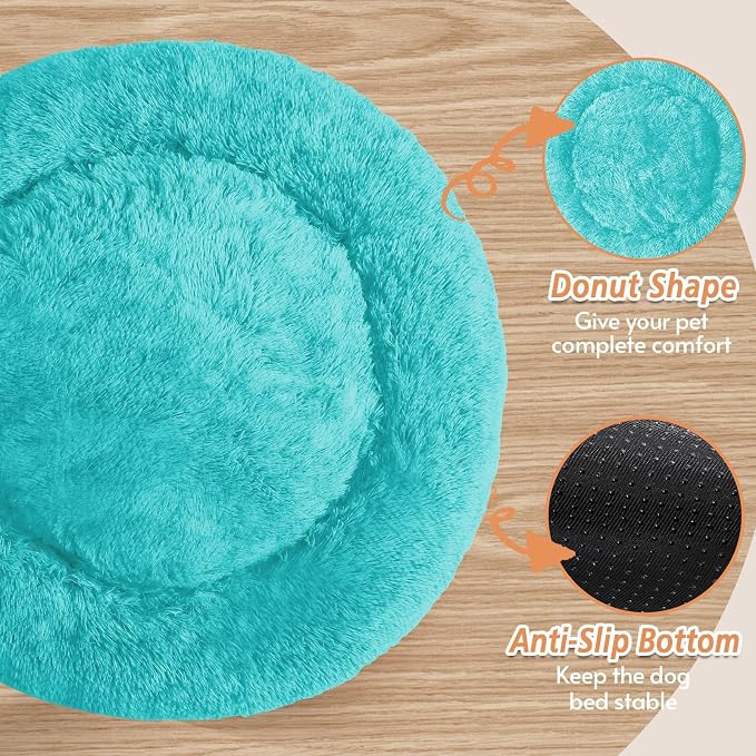 JOLLYVOGUE Calming Small Dog & Cat Bed - Image 3