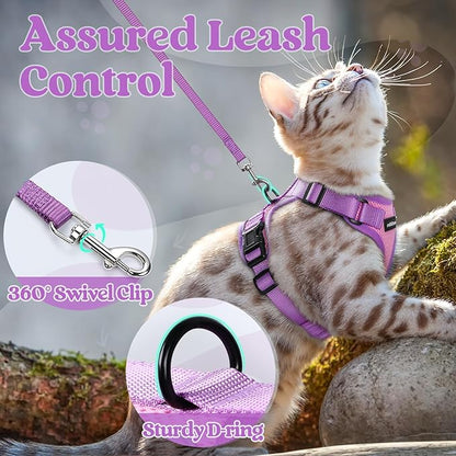 rabbitgoo Cat Harness and Leash Set, Escape Proof Soft Adjustable Vest Harnesses - Image 4