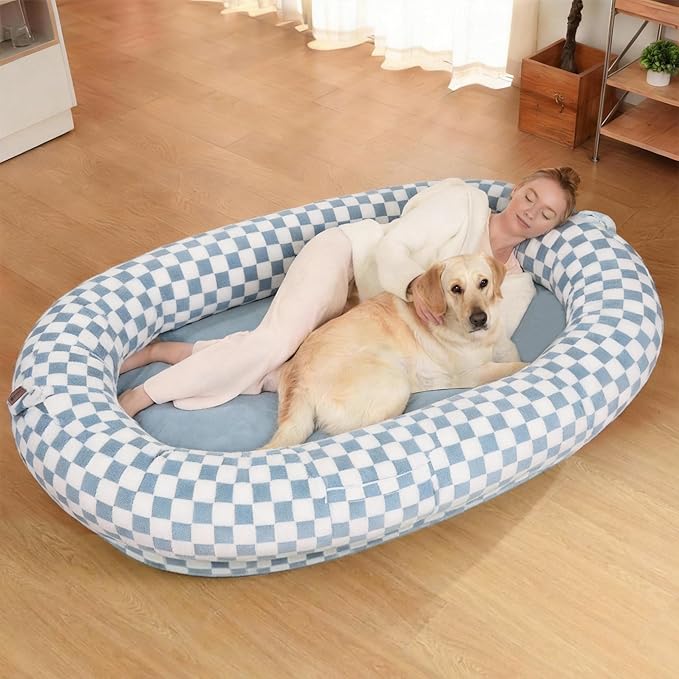 Extra Large Human Dog Bed for Adults, Waterproof Machine Washable by Wozoke