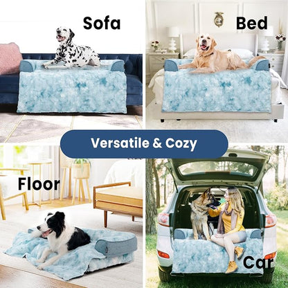 Calming Dog Couch Bed for Medium Dogs/Cats, 35 x 31 inch Waterproof Removable - Image 6