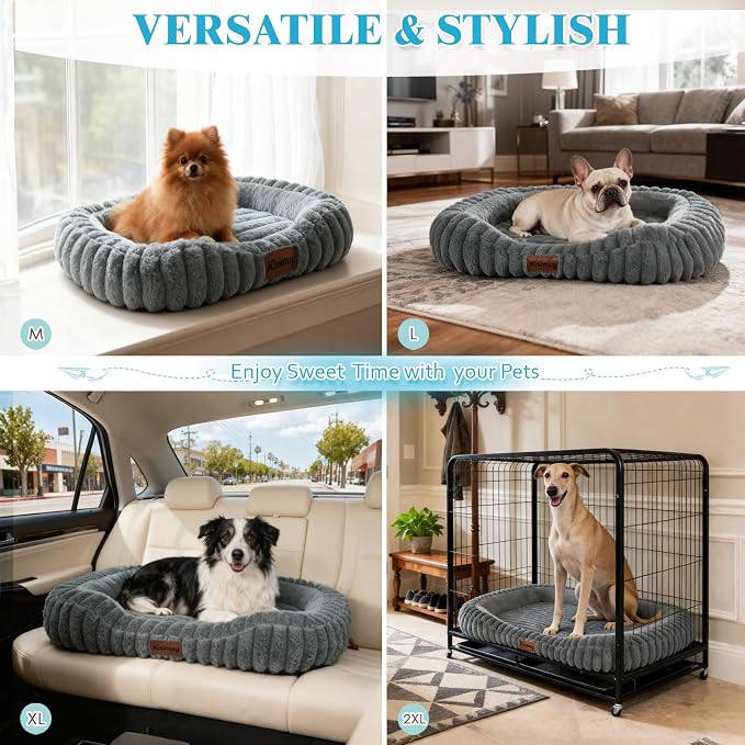 Orthopedic Dog Bed for Extra Large Dogs, Comfort-Sided Calming Pet Bed Couch - Image 8