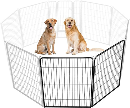 Yaheetech Dog Playpen Outdoor, 40 inch 2 Panels Dog Pen Indoor Heavy Duty Puppy by Yaheetech