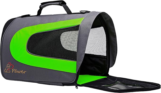 Pawer 18” x 11”x 11” Soft-Sided Foldable Airline Approved Pet Carrier - Image 7