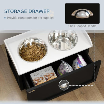 PawHut Dog Feeding Station - Image 4