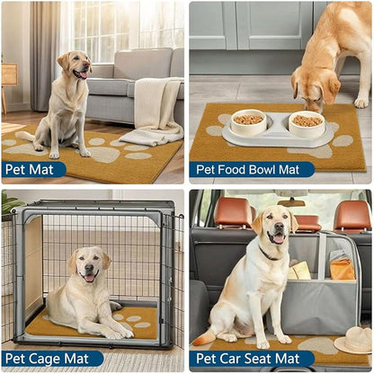 Buganda Dog Door Mat for Muddy Paws, Absorbent Dirt Trapper Washable Indoor - Image 9