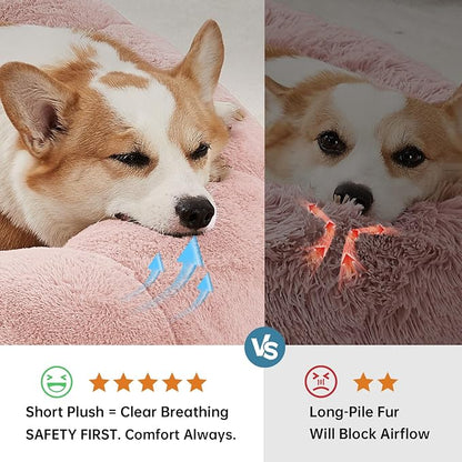 OhGeni 31 inches Calming Donut Orthopedic Dog & Cat Bed - Image 3