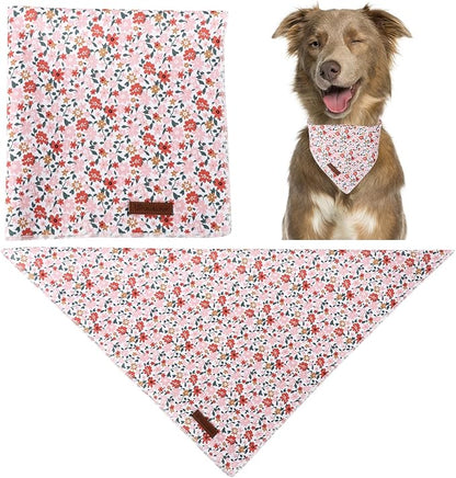 Summer Dog Bandana, UP URARA PUP Orange Bandana - Image 3