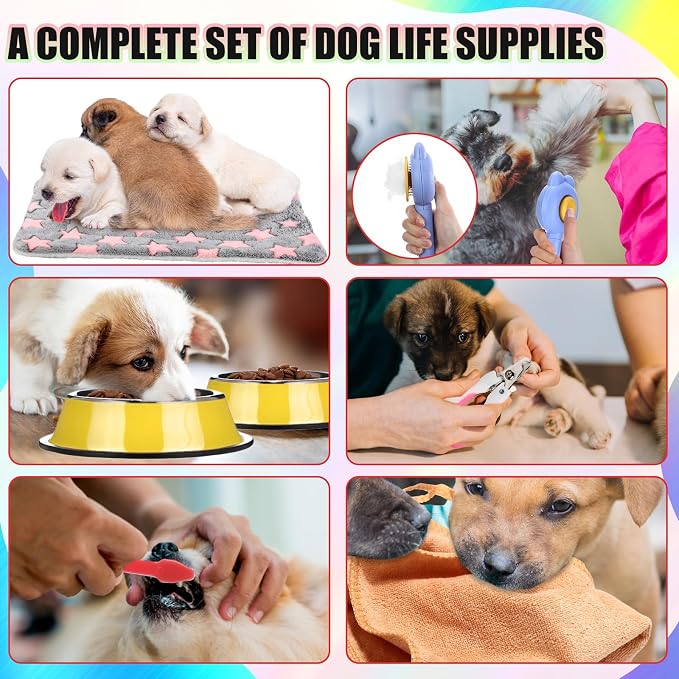 Abbylike 50 Pcs Puppy Supplies Starter Kit - Image 5