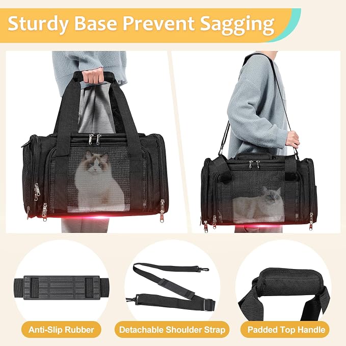 Discala Cat Dog Carrier Pet Carrier - Image 4
