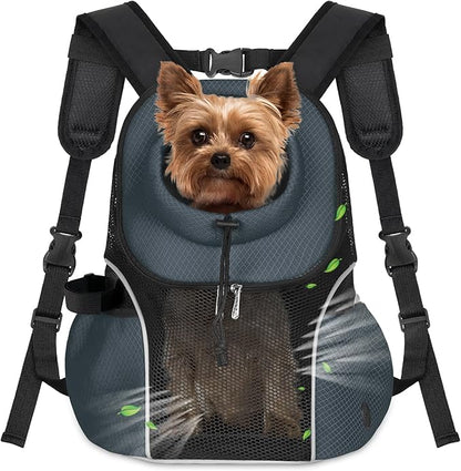 WOYYHO Pet Dog Carrier Backpack Small Dog Front Backpack Ventilated Mesh Dog by WOYYHO