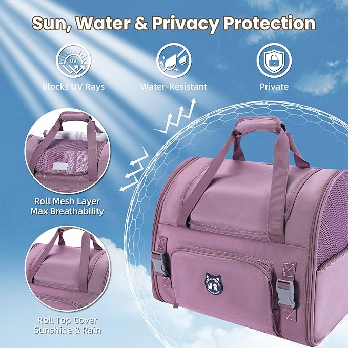 Lollimeow Expandable Cat Carrier Backpack - Image 4