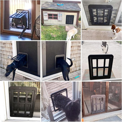 NAMSAN Dog Screen Door, Flap Opening 11.2 x 14.4 inches, Dog Door - Image 2