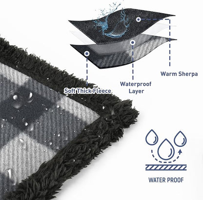 Kritter Planet Waterproof Bed Blanket, Washable Stain Proof Pad Bed Cover - Image 3