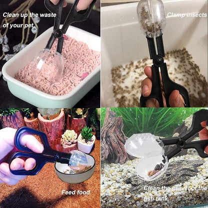 Tiny Cleanning Broom, Scooper Feeding Tool, Mini Dustpan and Brush, Stainless - Image 4