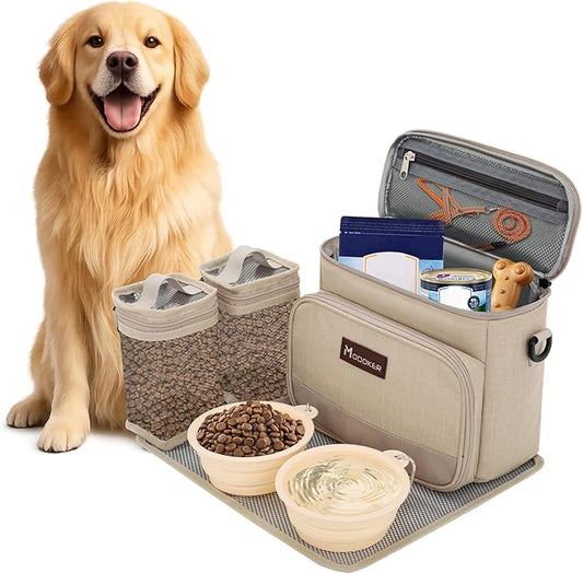 Modoker All-in-One Dog Travel Bag Airline Approved Pet Cat Tote Organizer by Modoker