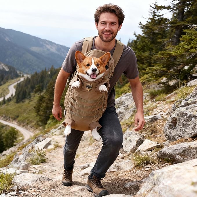 FLAdorepet Dog Carrier Tactical Backpack - Image 3