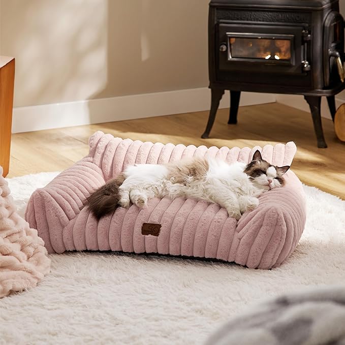 Bedsure ComfyFleece™ Cute Cat Couch - Image 8