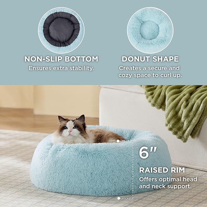 Bedsure Calming Cat Beds for Indoor Cats - Image 2