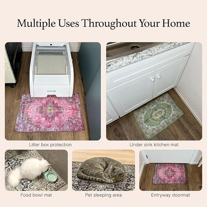 LOVEWAG Waterproof 2-Pack Pet Feeding Mats - Image 4